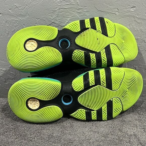 🔥🏀 Adidas Trae Young 2 Trae-TL Solar Green Basketball Shoes Men Sz 9 - EUC - Picture 8 of 11